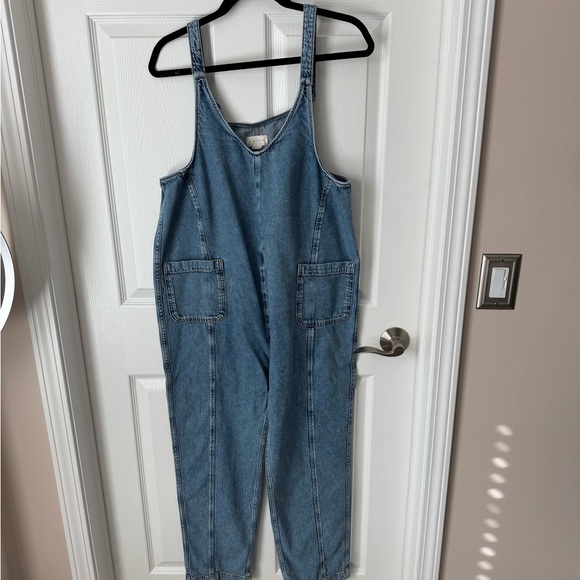 Hatch Other - Hatch Maternity The Drapey Denim Nora Jumpsuit